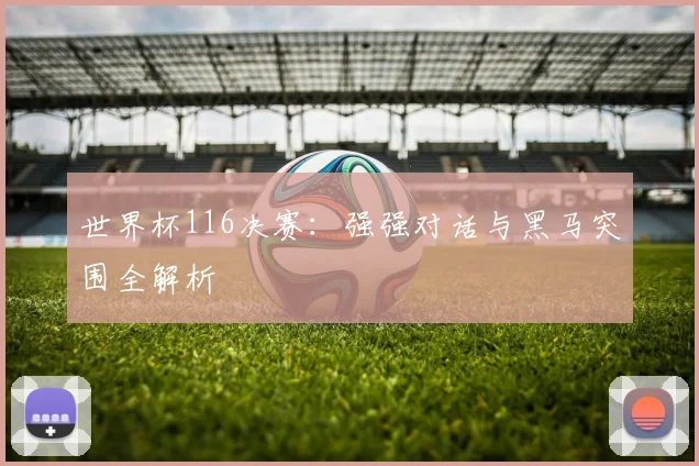 世界杯116决赛：强强对话与黑马突围全解析